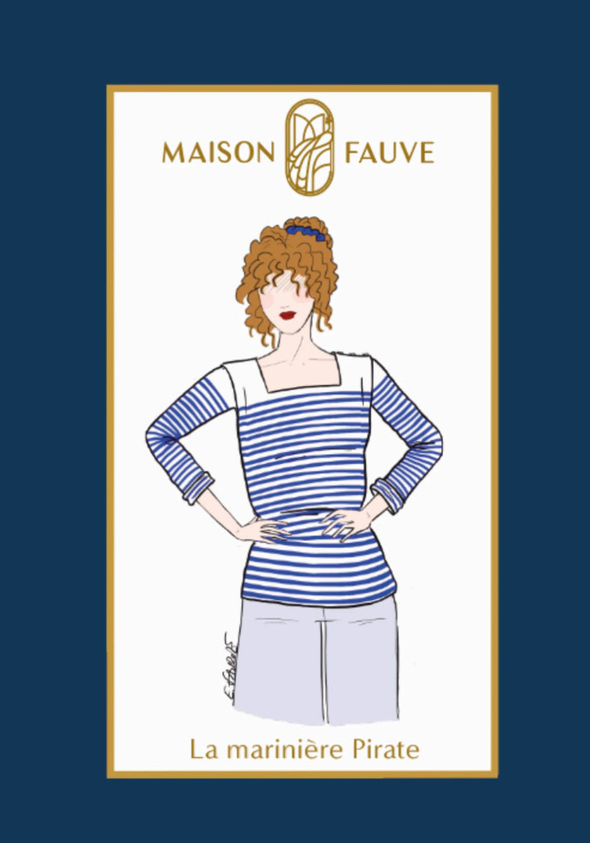 Pirate Breton Top Paper Sewing Pattern, Maison Fauve