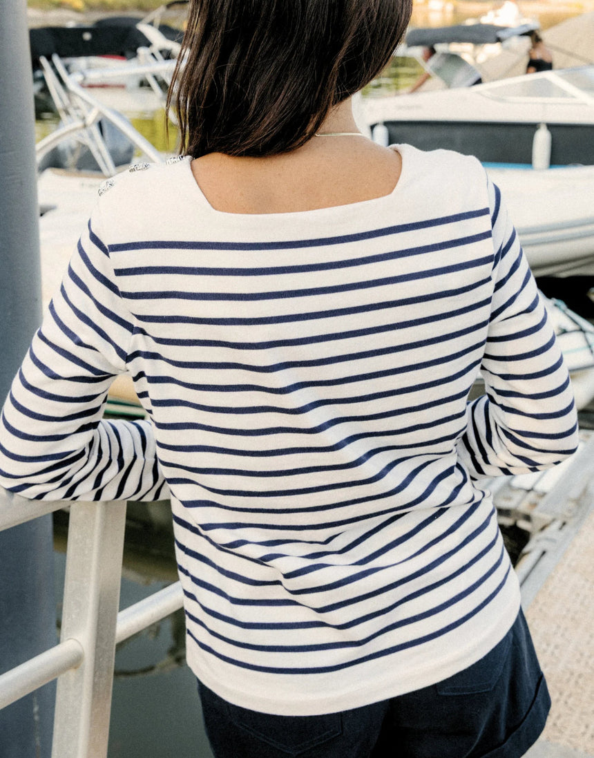La Marinière Pirate Breton Top Paper Sewing Pattern, Maison Fauve