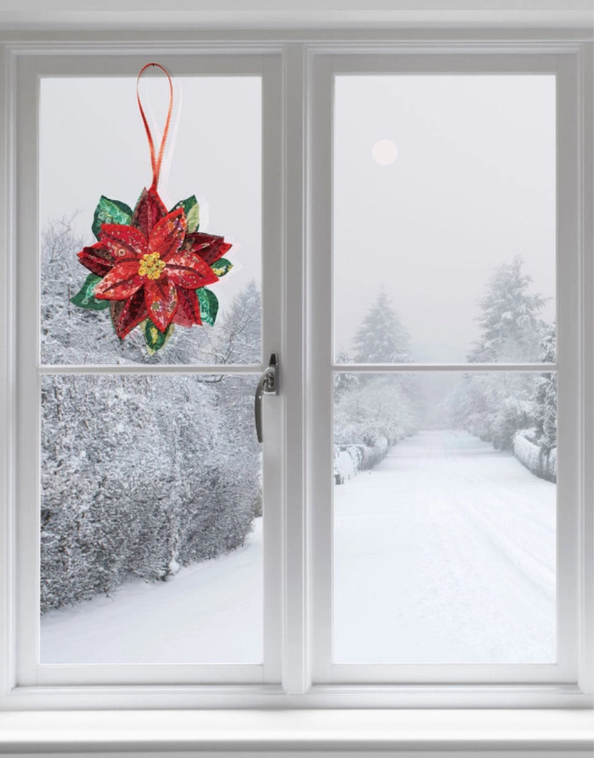 Poinsettia Slow Stitching Kit, Wattle & Loop
