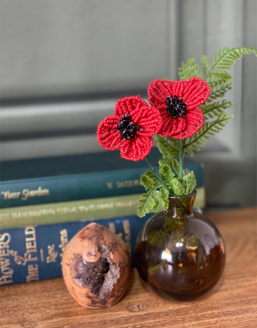 Poppy Beaded Craft Kit, The Beaded Garden