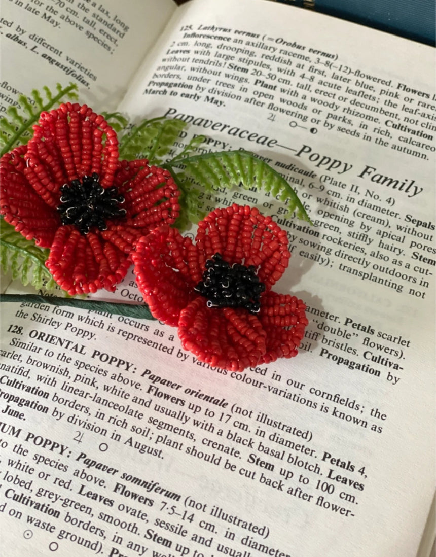 Poppy Beaded Craft Kit, The Beaded Garden