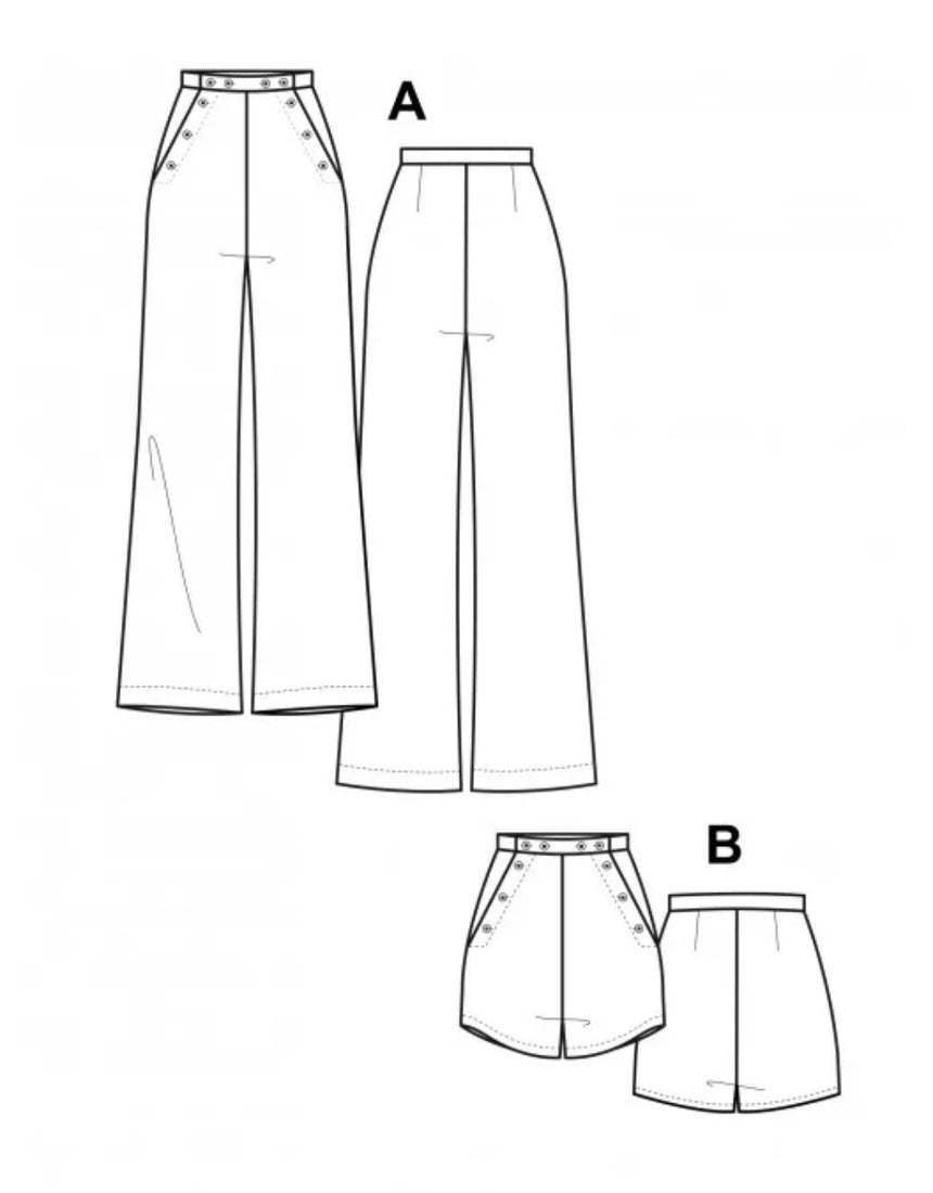 Romero Trousers PDF Sewing Pattern, Pauline Alice