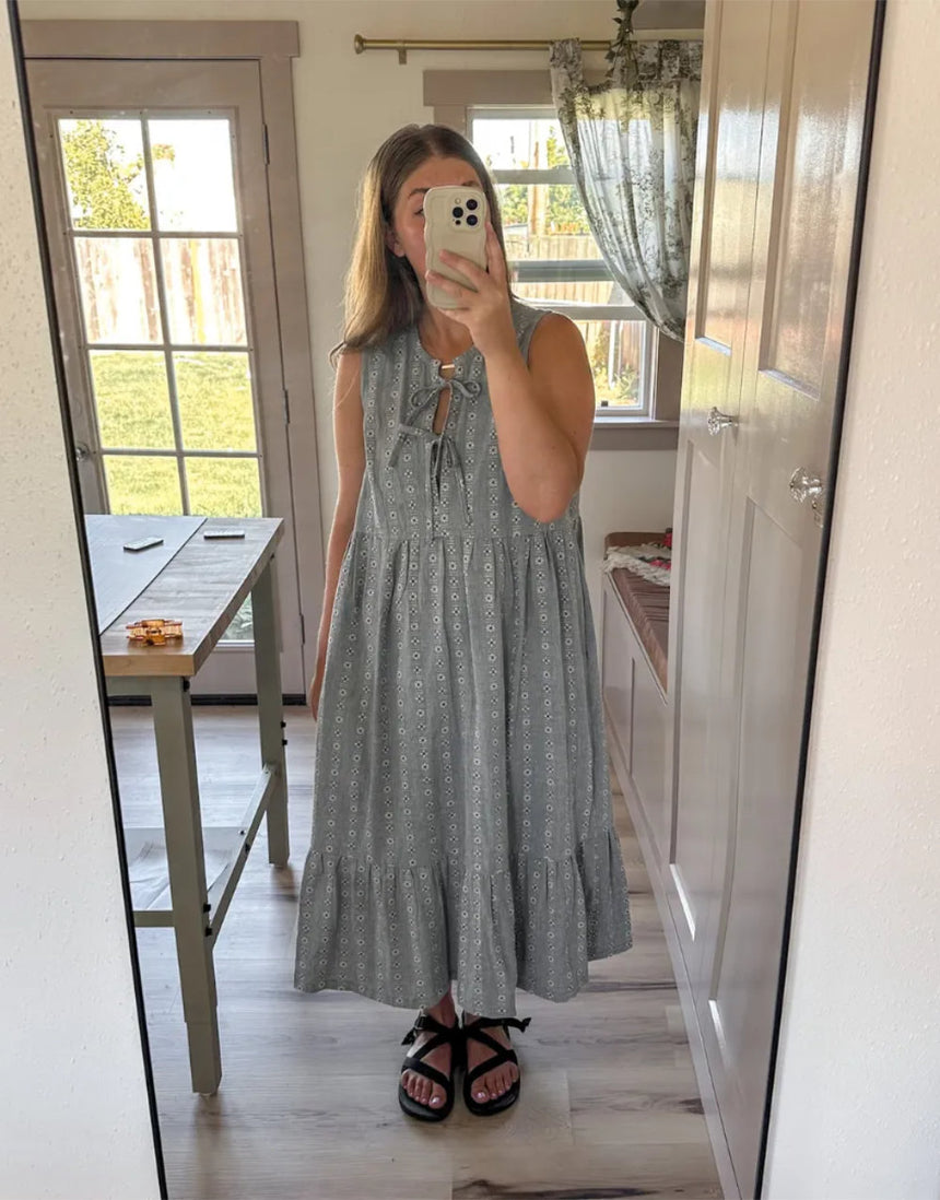 Syd Tie Top & Dress PDF Sewing Pattern, Syd Graham