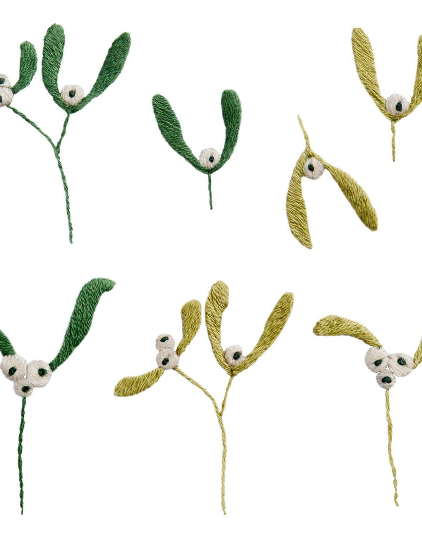 Mistletoe Stick and Stitch Embroidery Kit, Rico Design
