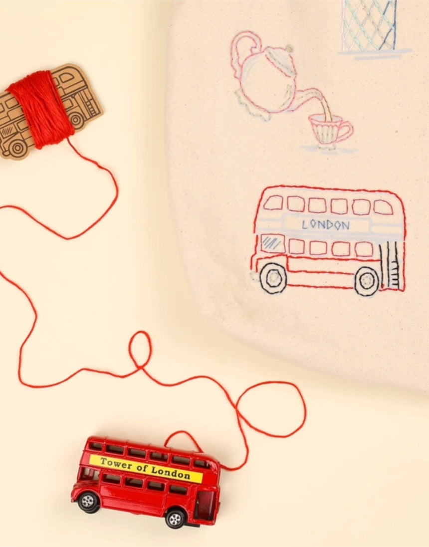 Stitch Your City - London Tote Bag, Chasing Threads