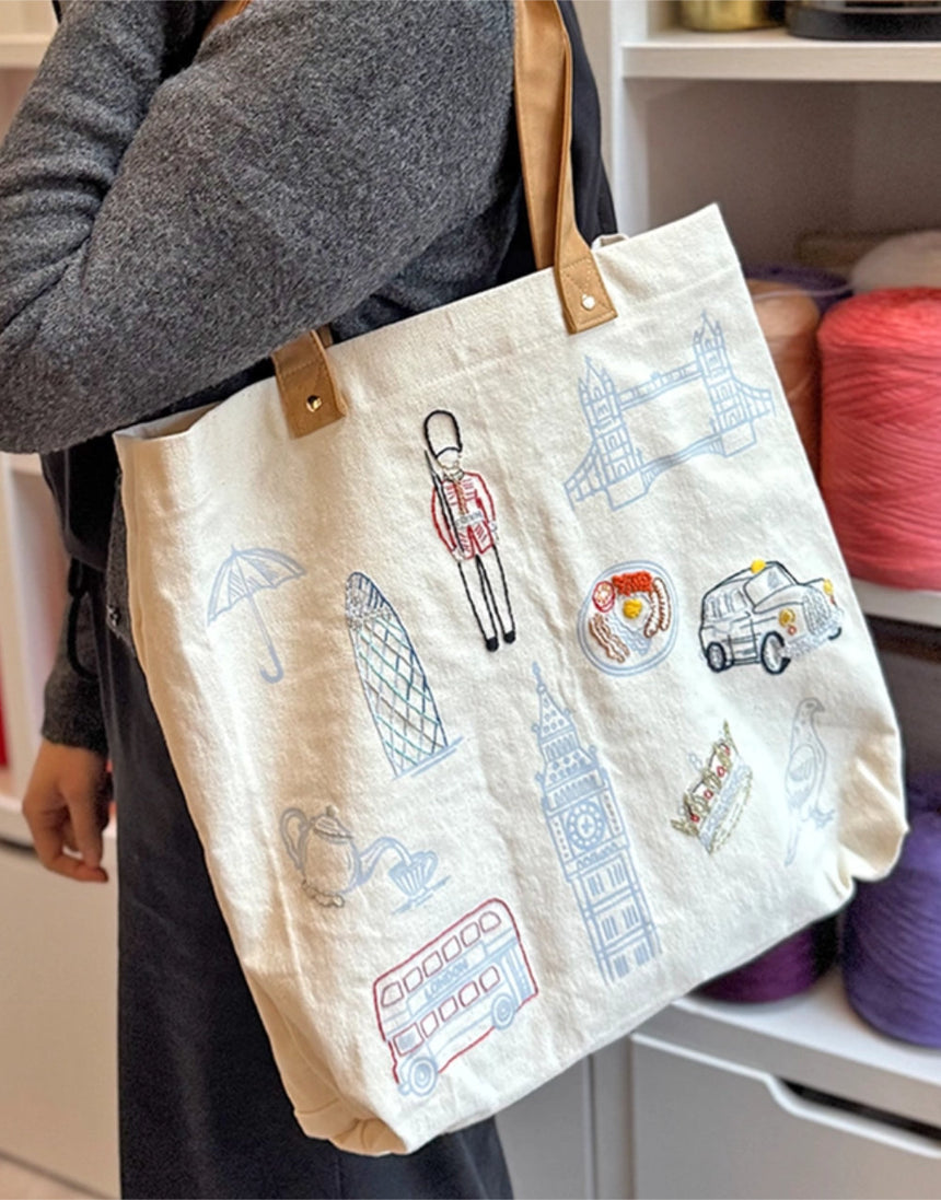 Stitch Your City - London Tote Bag, Chasing Threads