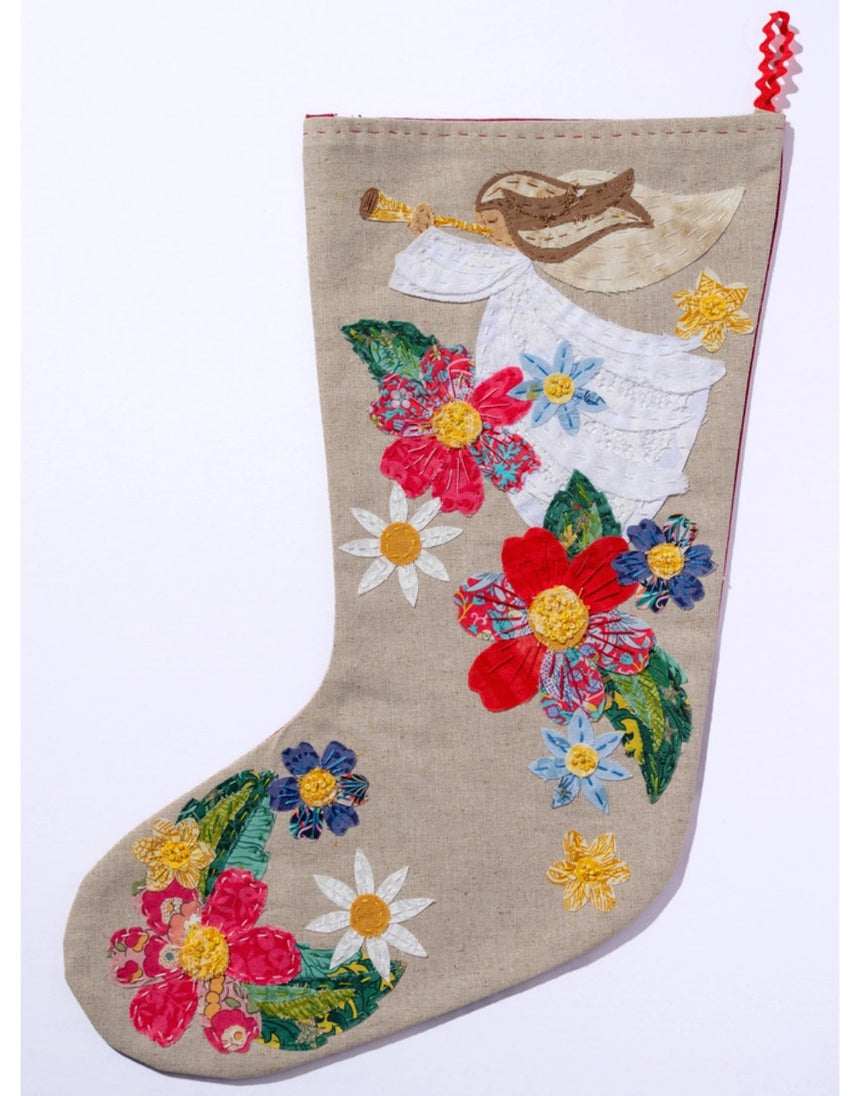 Christmas Stocking Slow Stitching Kit, Wattle & Loop
