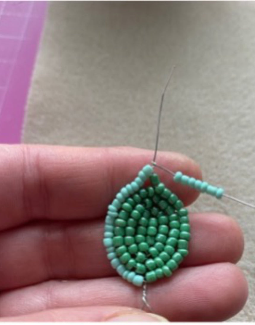 Echeveria Succulent Beaded Craft Kit, The Beaded Garden