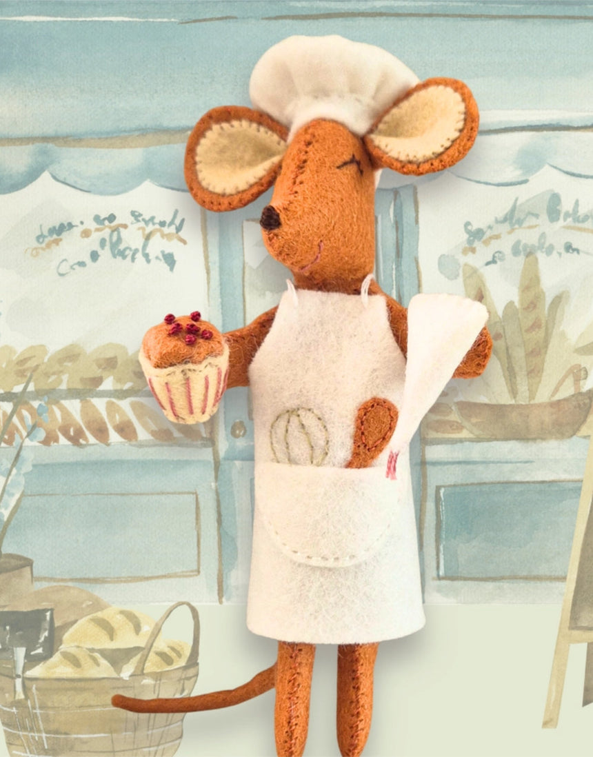 Little Mouse the Baker Felt Craft Mini Kit, Corinne Lapierre