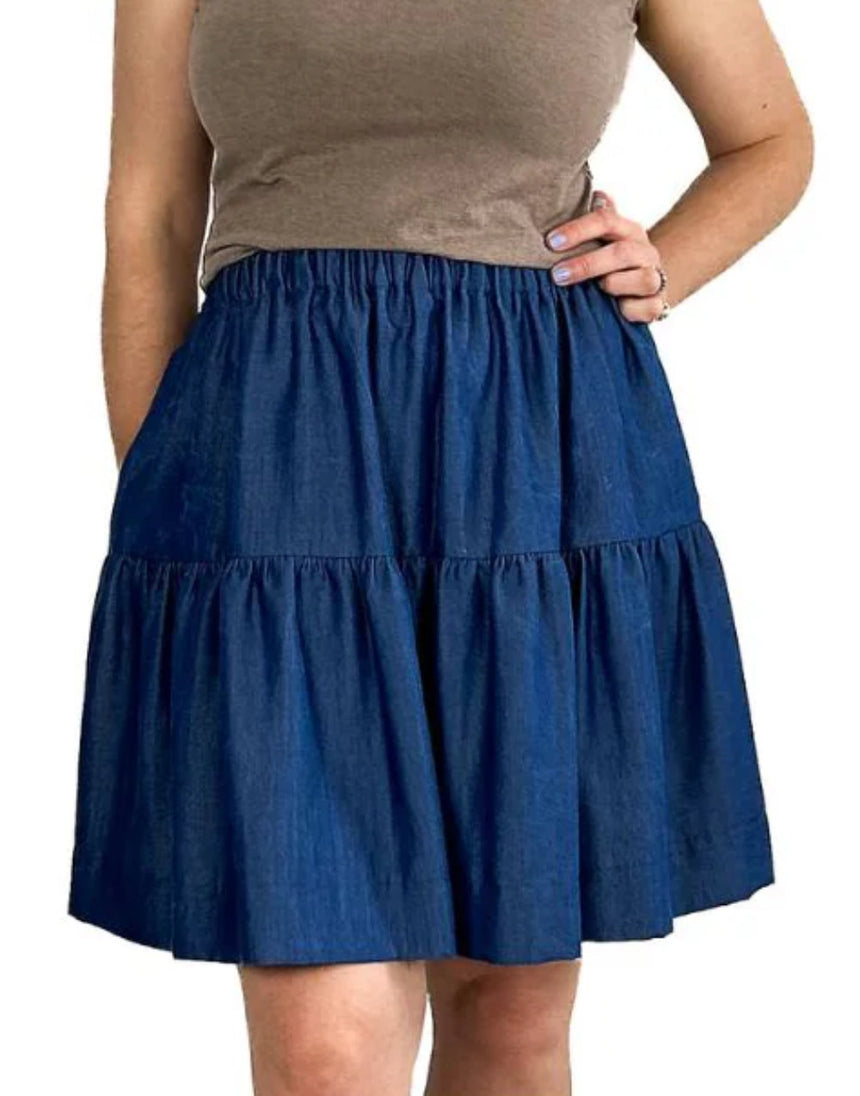 Tia Skirt Sewing Pattern, Dhurata Davies