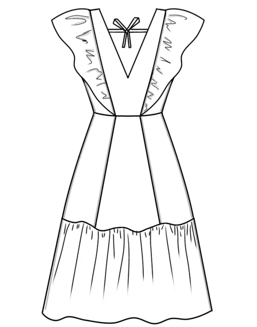 Valentina Dress Sewing Pattern, Emporia Patterns