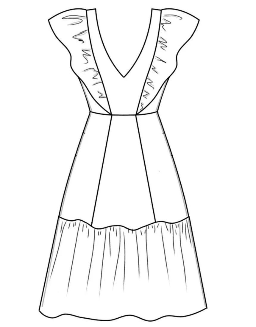Valentina Dress Sewing Pattern, Emporia Patterns