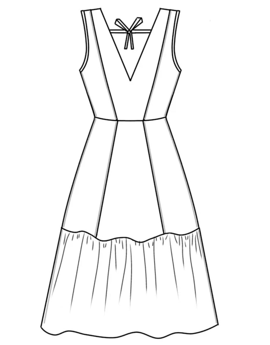 Valentina Dress Sewing Pattern, Emporia Patterns