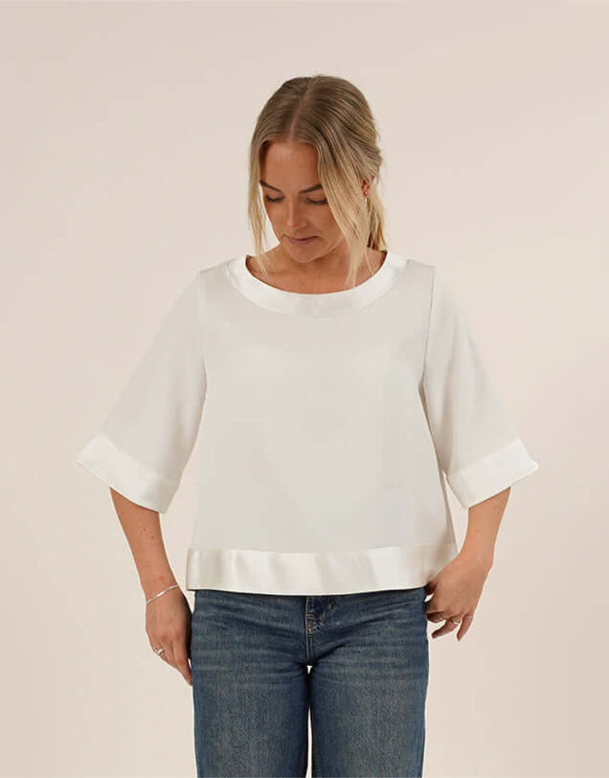 Silke Blouse Sewing Pattern, Wardrobe by Me