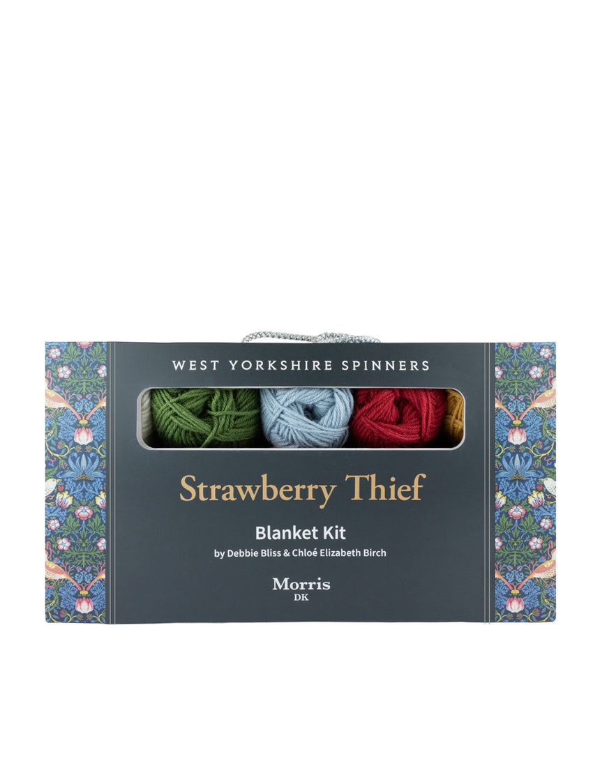 Strawberry Thief Blanket Yarn & Pattern Knitting Kit, West Yorkshire Spinners