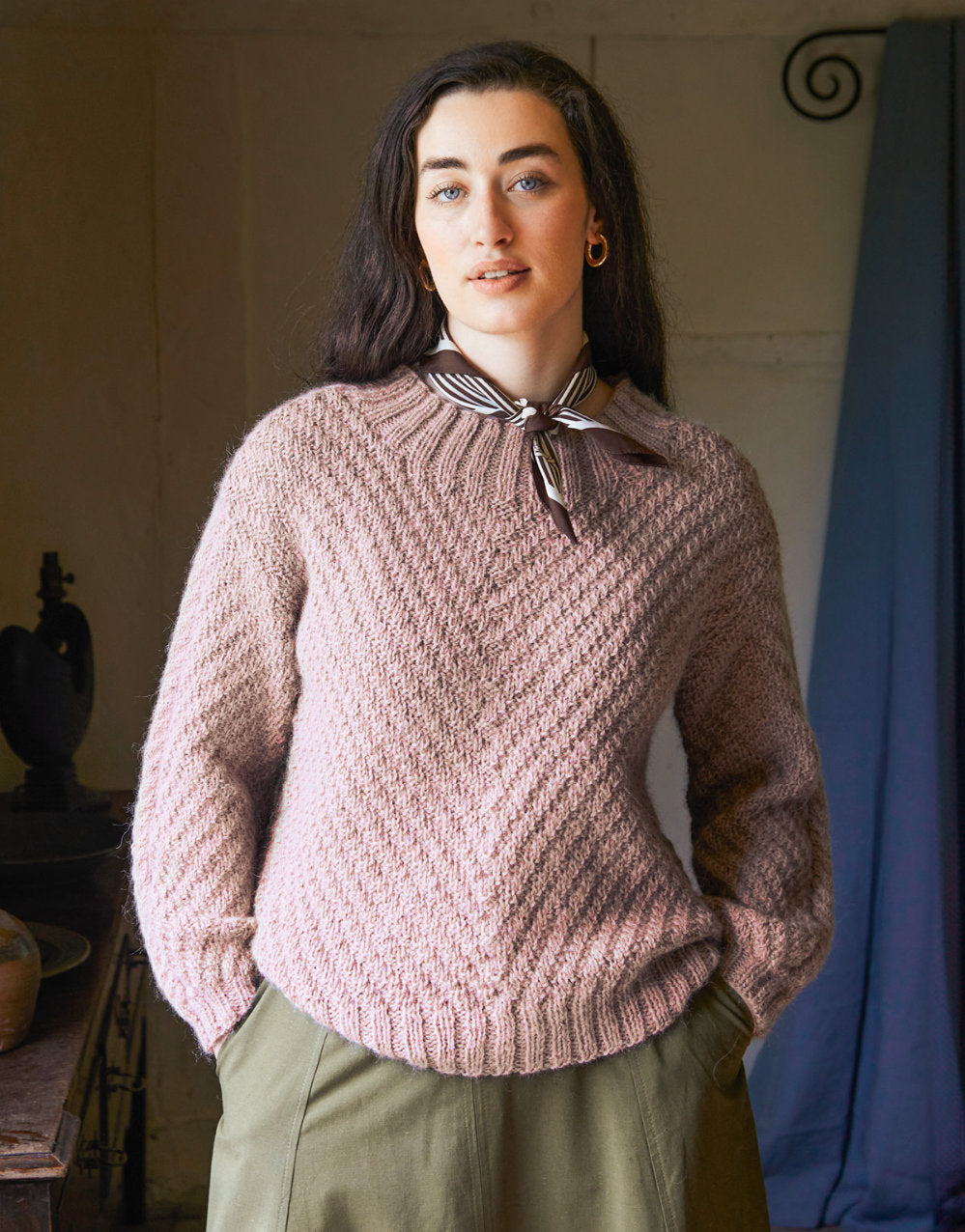 Fable Brushed Aran Folklore Pattern Book by Debbie Bliss and Chloé