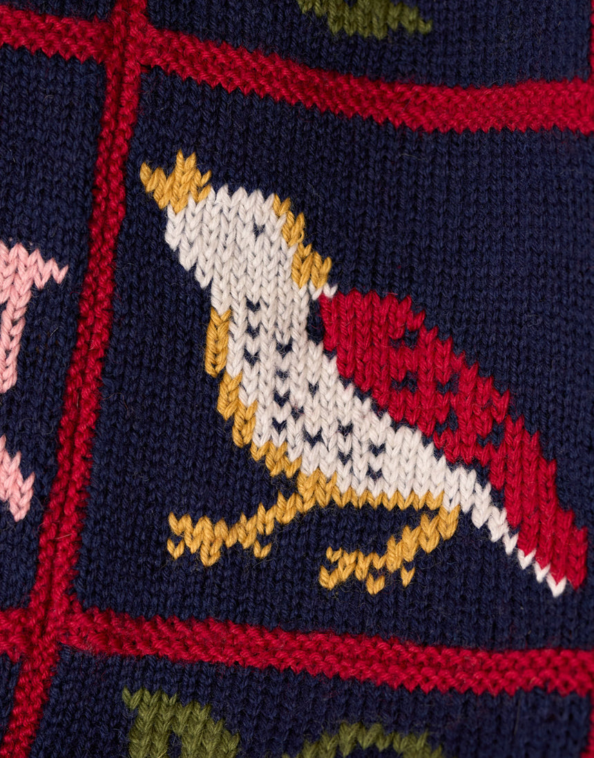 Strawberry Thief Blanket Yarn & Pattern Knitting Kit, West Yorkshire Spinners