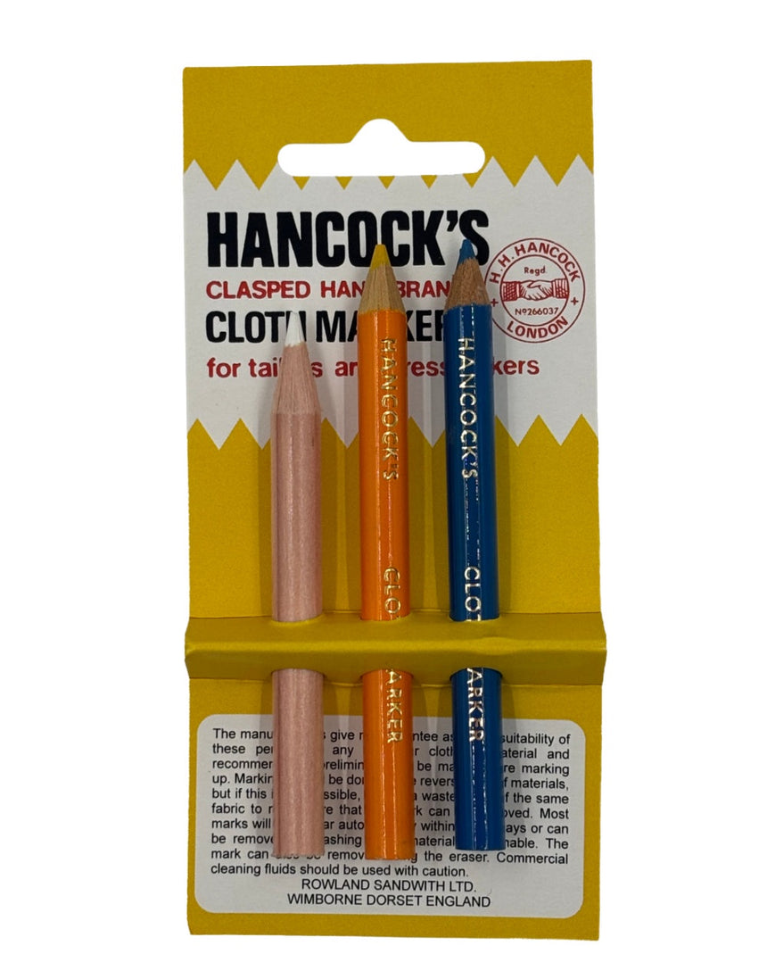 Hancock's Pack of Three Cloth Marker Pencils