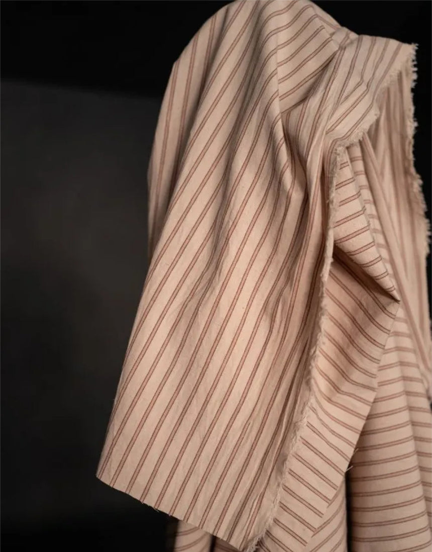Whiskey Organic Cotton/Linen Stripe, Merchant & Mills