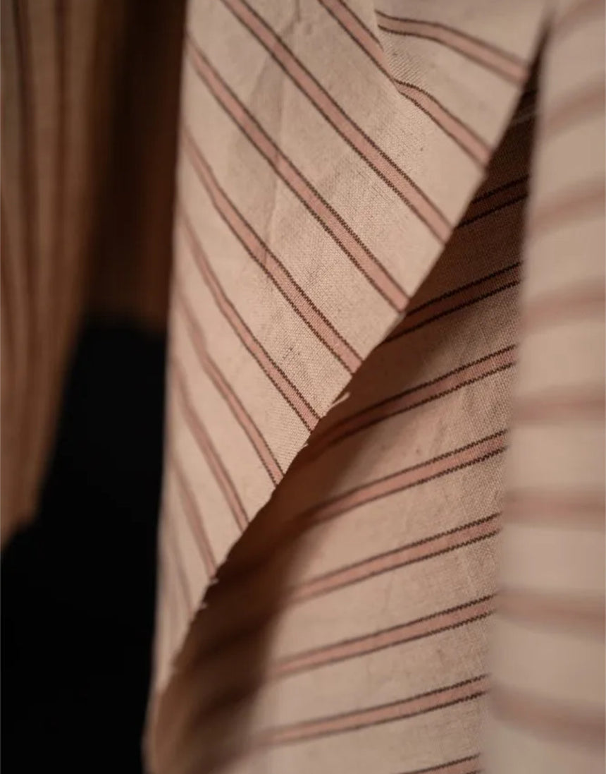 Whiskey Organic Cotton/Linen Stripe, Merchant & Mills