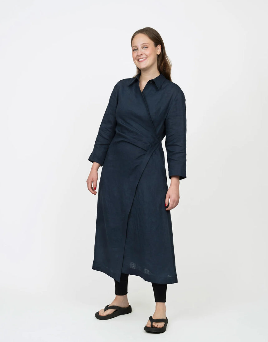 Wrap Dress Paper Sewing Pattern, The Assembly Line