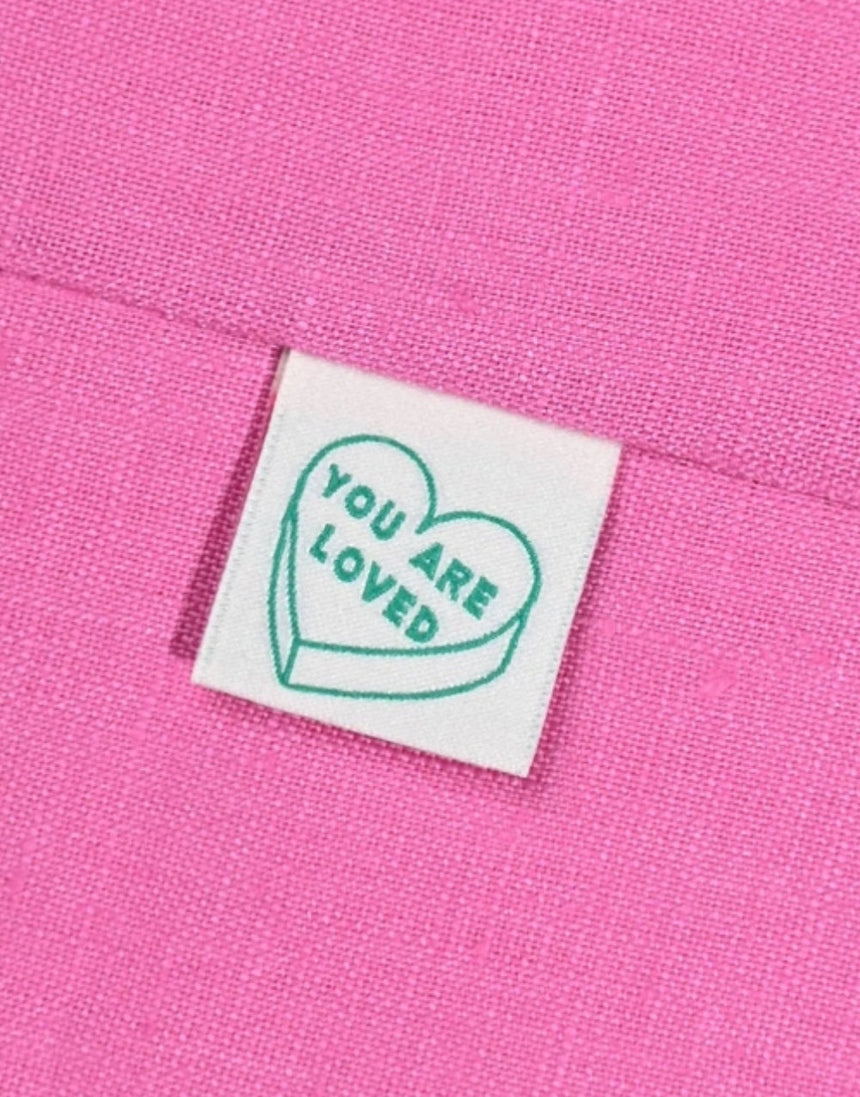 You Are Loved Woven Labels, pack of 6, Kylie and the Machine