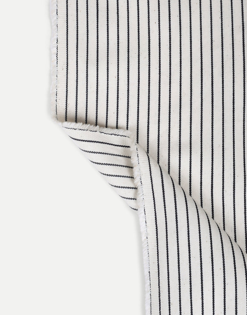 Off-White Striped Denim Fabric Fabric, Atelier Brunette