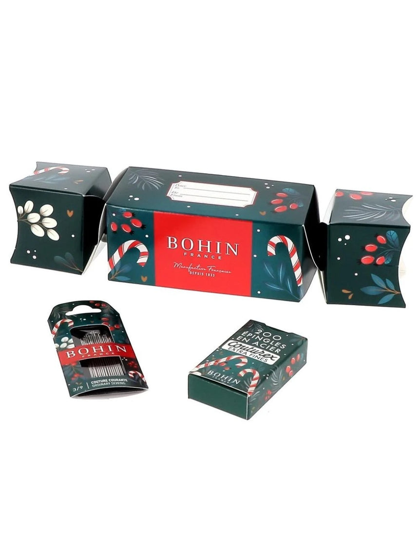 Bohin Christmas Cracker, Pins and Needles Sewing Gift Set