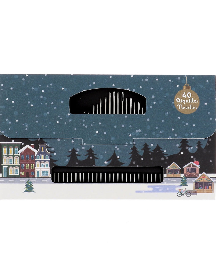 Bohin Christmas Assorted 40 Sewing Needles Book