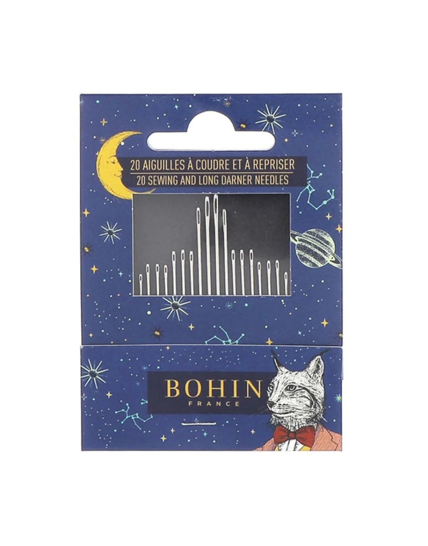 Bohin Room of Wonders Sewing & Long Darner Needles, Assorted Sewing Needle Book