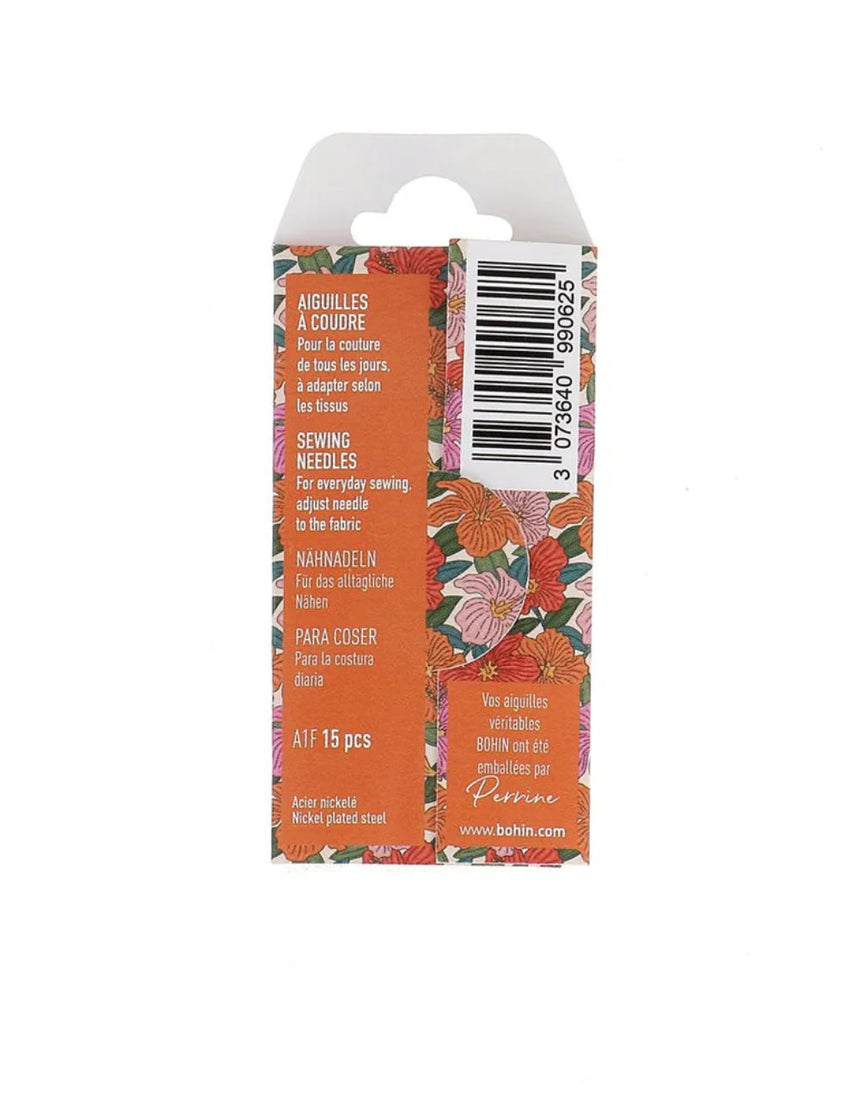 Bohin Blossom Long Sharps Sewing Needle Book
