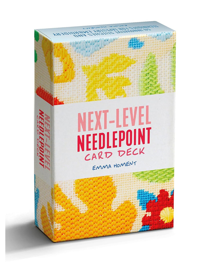 Next-Level Needlepoint Card Deck by Emma Homent