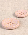 Natural Rice Husk Buttons, 15mm