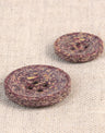 Natural Rice Husk Buttons, 15mm