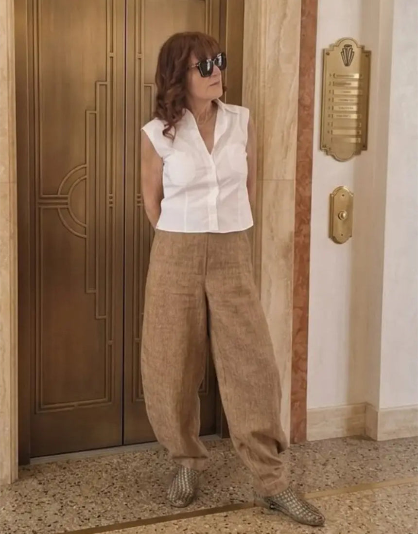 Ciro Linen Paola Trouser Dressmaking Kit, Ciao Patterns