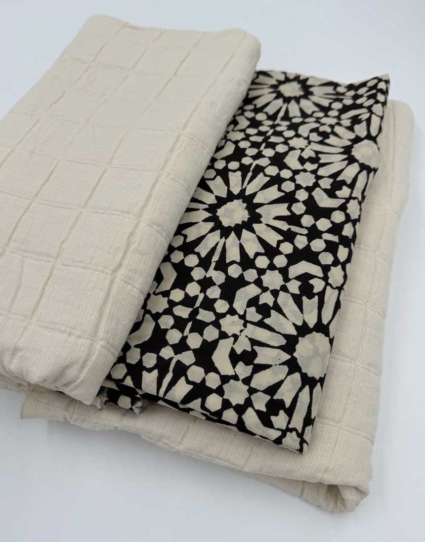 Quilted Jacquard Reversible Boxy Jacket Dressmaking Kit, Clothkits®