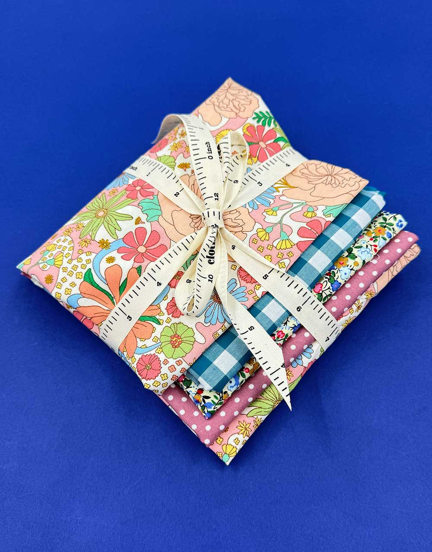 Sew Your Own Bunting Kit, Vintage Pastels