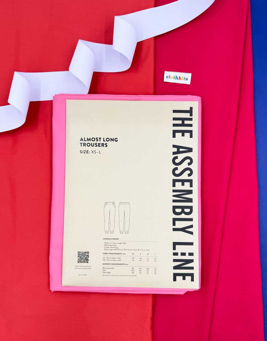 Summer Almost Long Trousers Dressmaking Kit, The Assembly Line