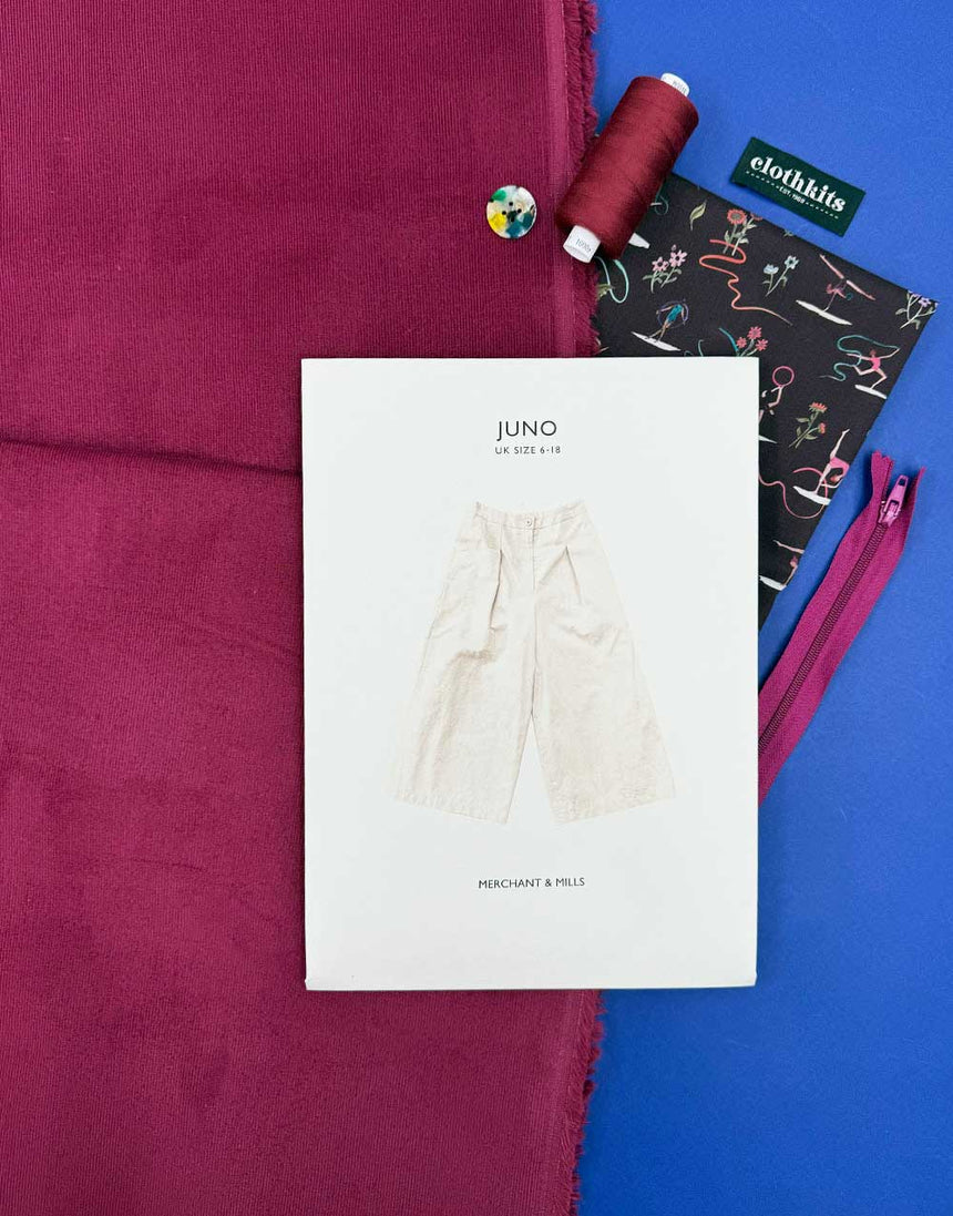 Needlecord Juno Culottes Dressmaking Kit, Merchant & Mills