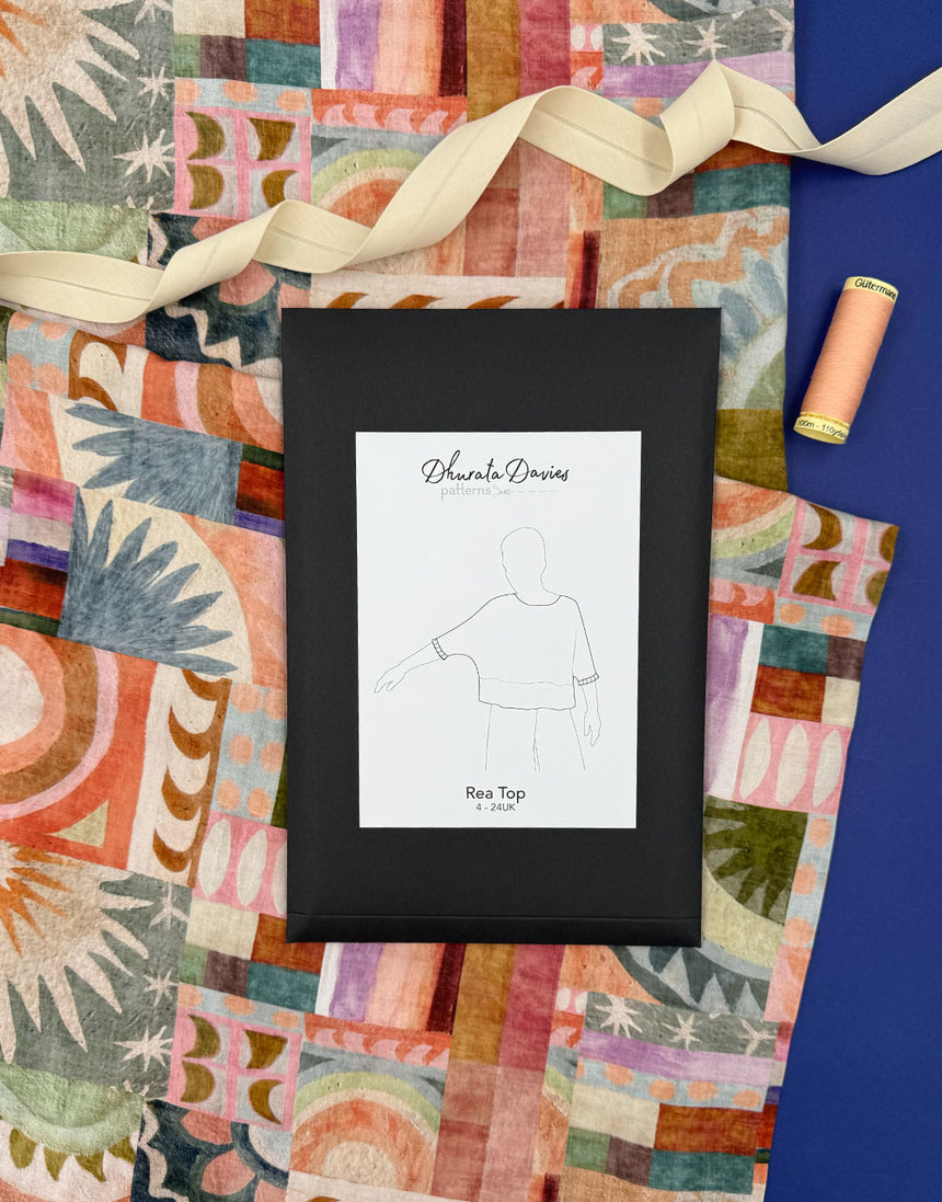 Viscose Rea Top Dressmaking Kit, Dhurata Davies