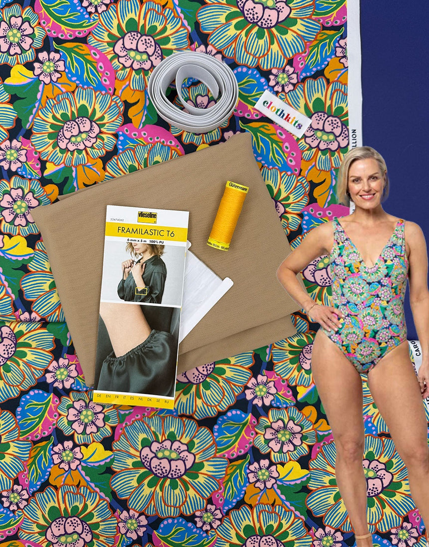 Hamilton Swim Set Dressmaking Kit in Liberty Fabrics Swimwear