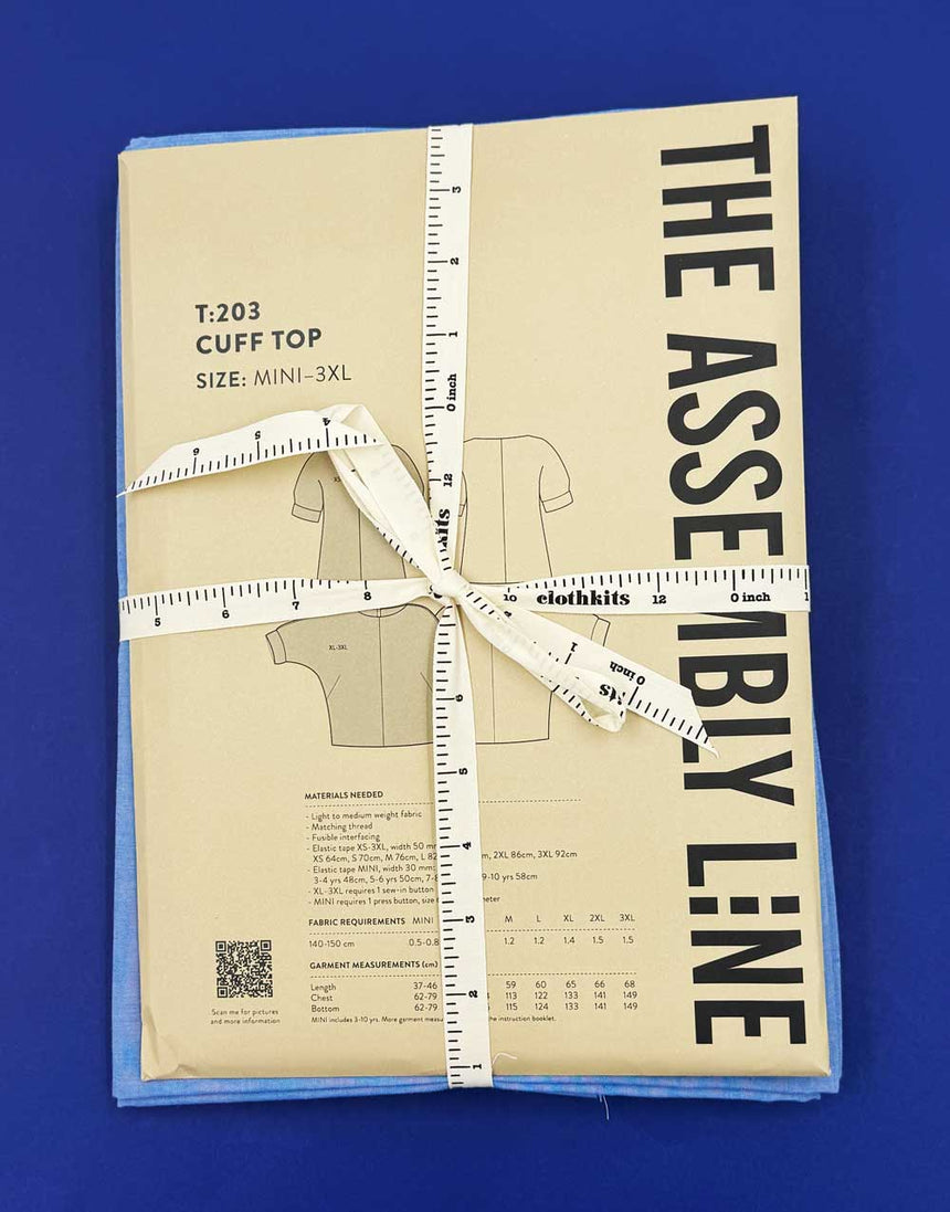 Chambray Cuff Top Complete Dressmaking Kit, The Assembly Line