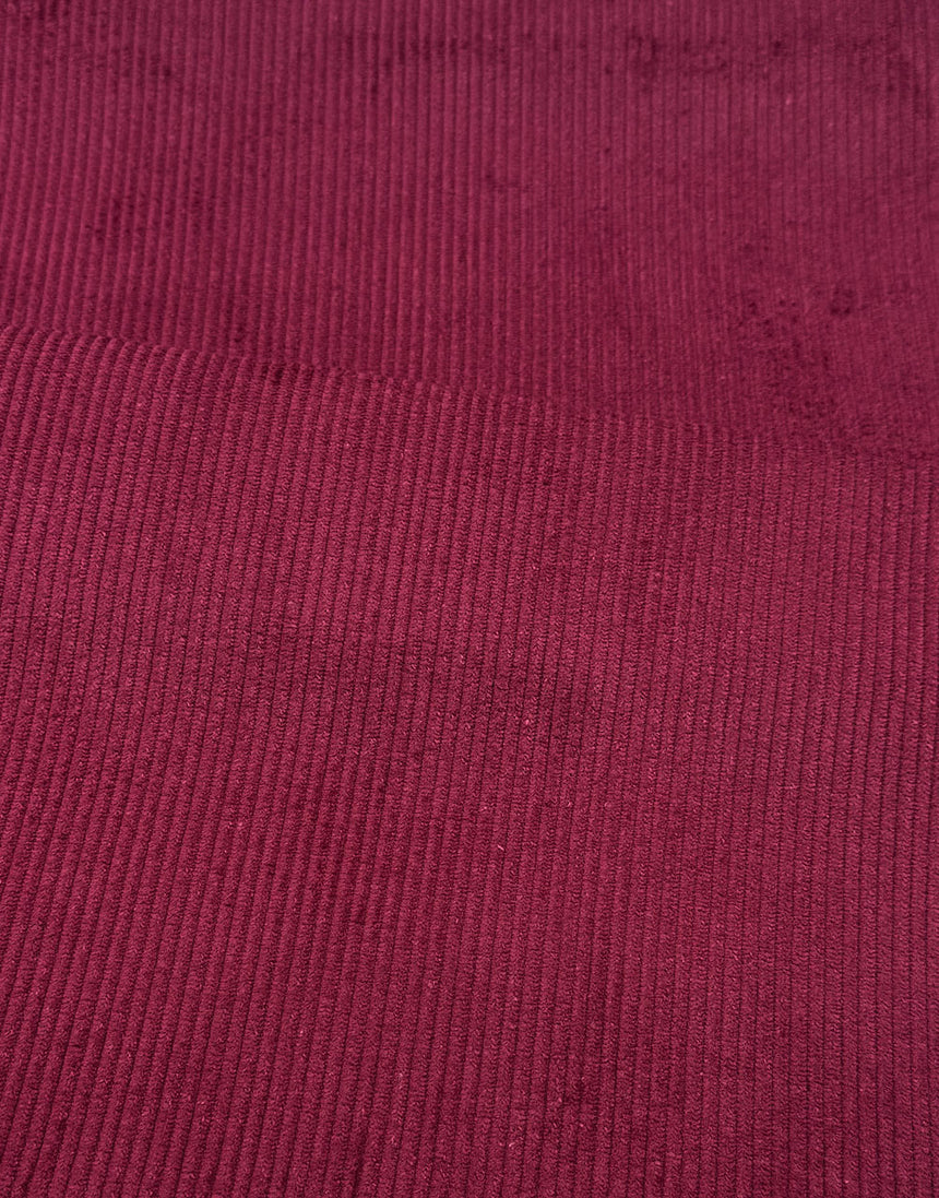 Burgundy 8 Wale Cotton Corduroy Fabric