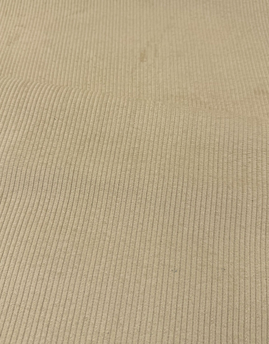 Oatmeal 8 Wale Cotton Corduroy Fabric