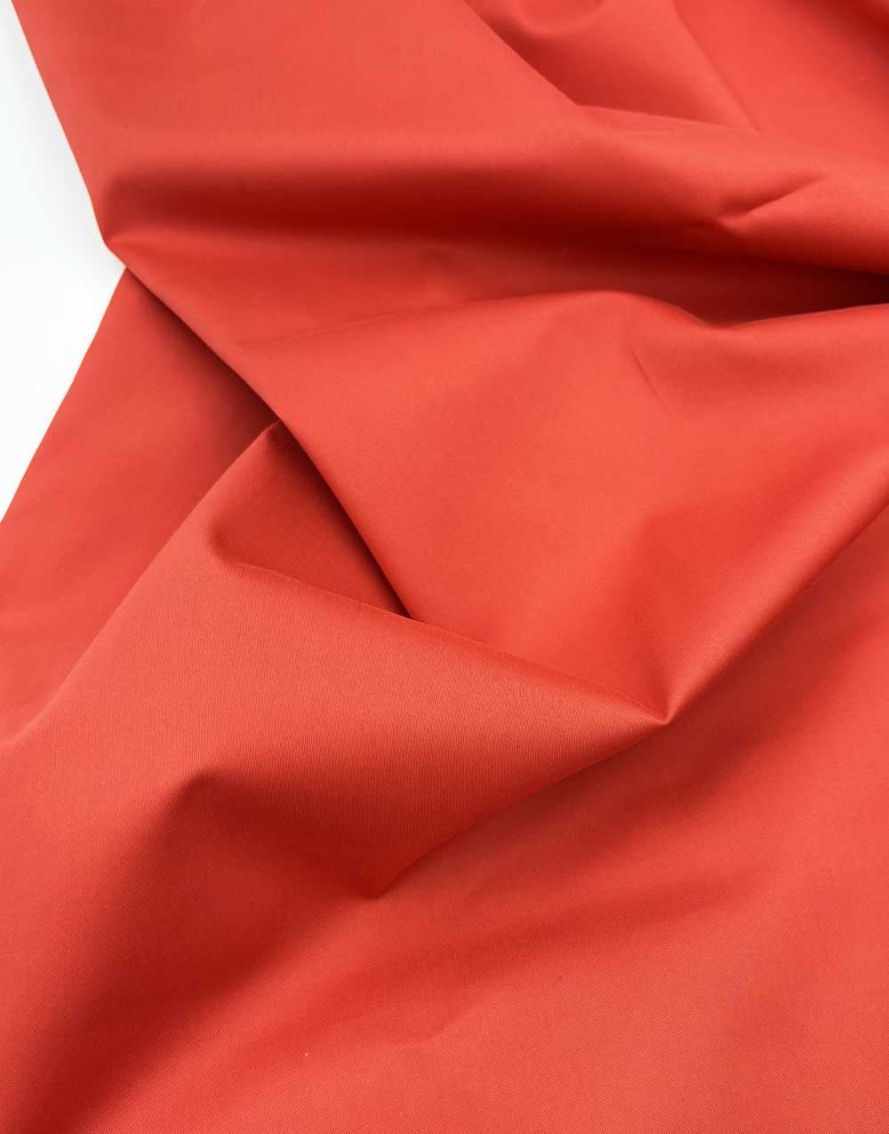 Brique Red Cotton Peach Sateen Fabric – Clothkits