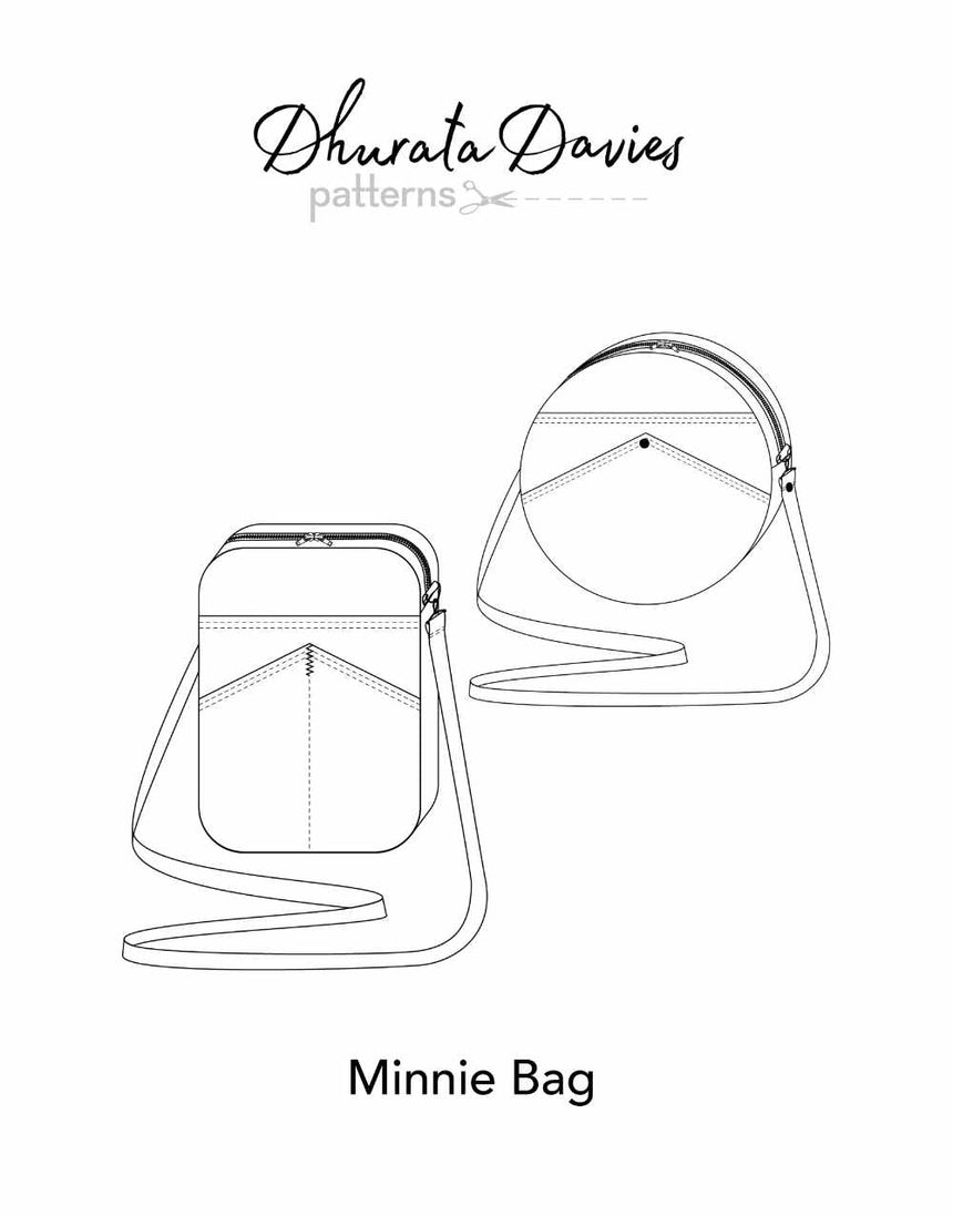 Minnie Bag Sewing Pattern - Dhurata Davies Minnie Bag Sewing Pattern - Dhurata Davies
