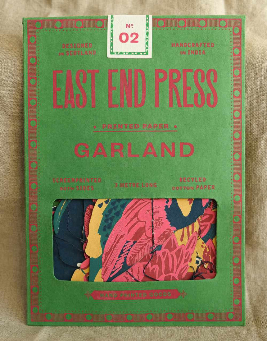 Tropical Bird Paper Garland, East End Press