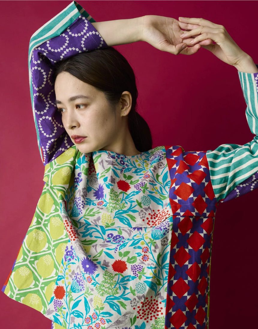 And Japanese Cotton Linen Fabric, Echino