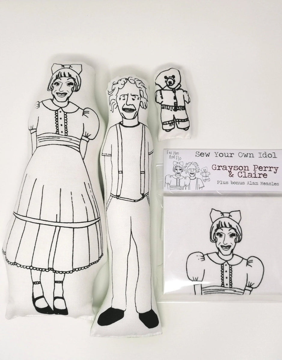 Grayson Perry Sew Your Own Idol Doll Kit, Fat Hen & Flo – Clothkits