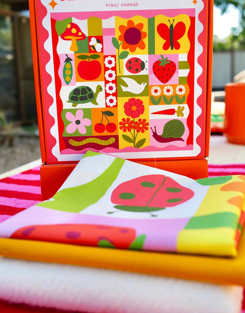 Pink/Green Garden Charms Quilt Kit, With Love by Kristy